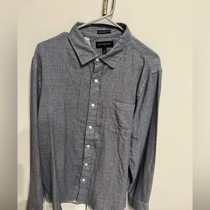 Banana Republic Button Down - L - Grey/Blue - Untucked Fit